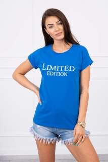 Dámske tričko LIMITED EDITION MI65296 azurovo modré