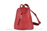 Kožený batoh 1083 červený MADE IN ITALY