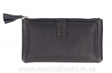 Dámska kožená peňaženka 384 čierna