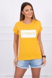Dámske tričko UNIQUE MI65294 okrové