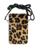 Púzdro na mobil zo srste MI201 leopard Made in Italy