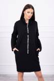 Šaty s kapucňou Bonjour MI0153 čierne