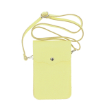 Kožené púzdro na mobil MI895 limetkovo žlté Made in Italy