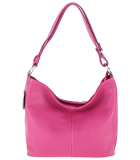 DÁMSKA KOŽENÁ KABELKA 729 fuchsia MADE IN ITALY