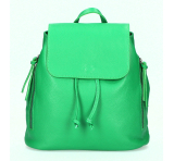 Taliansky kožený batoh 420 zelený MADE IN ITALY