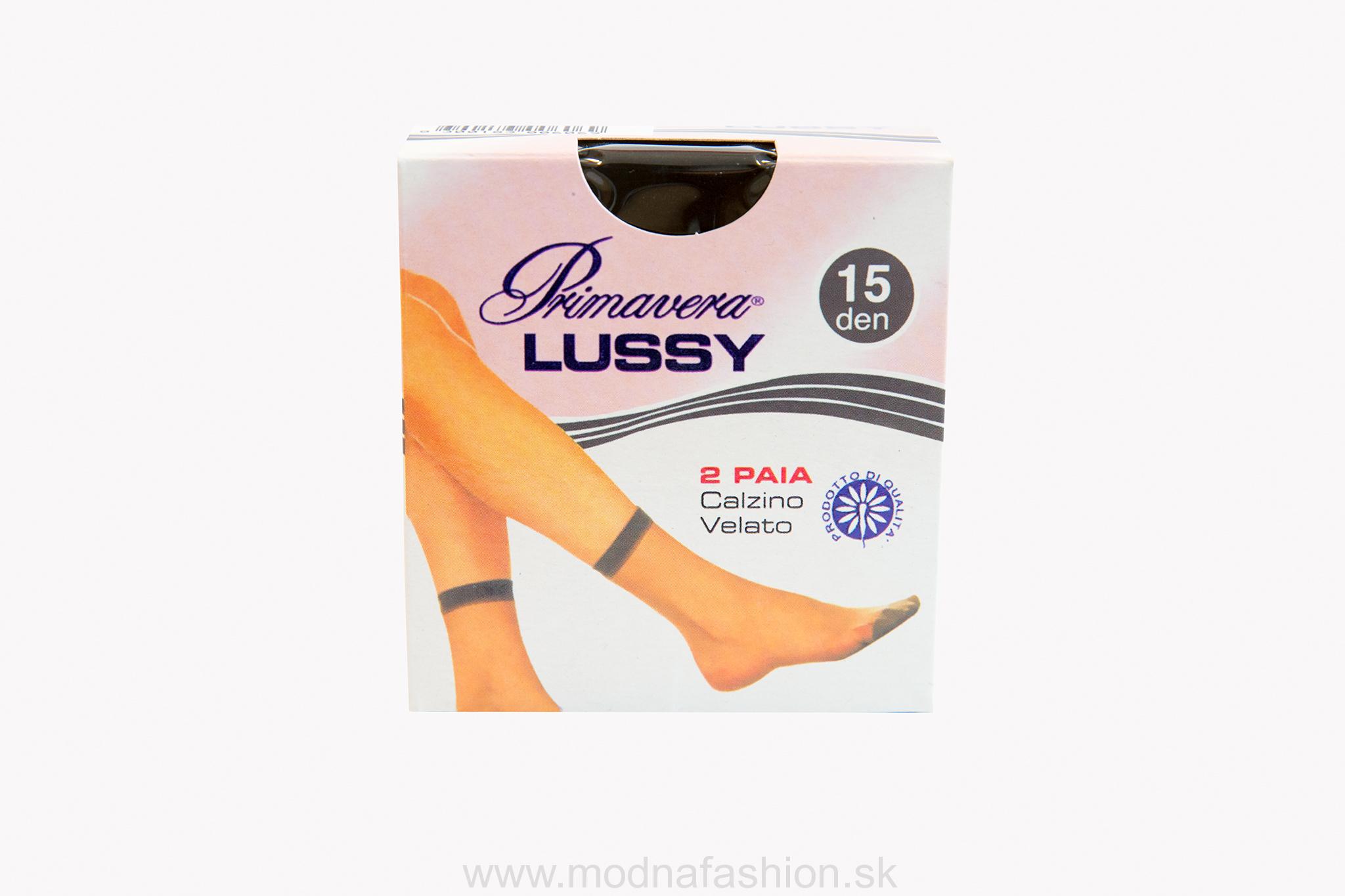 Pančuchové ponožky LUSSY 2 páry hnedé PRIMAVERA INTERNATIONAL