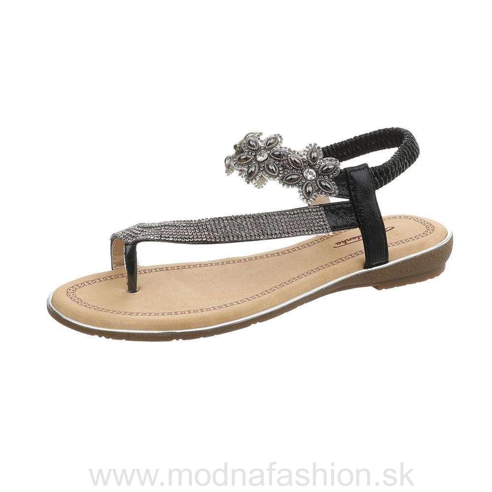 Letné dámske sandále 157 čierne Mulanka