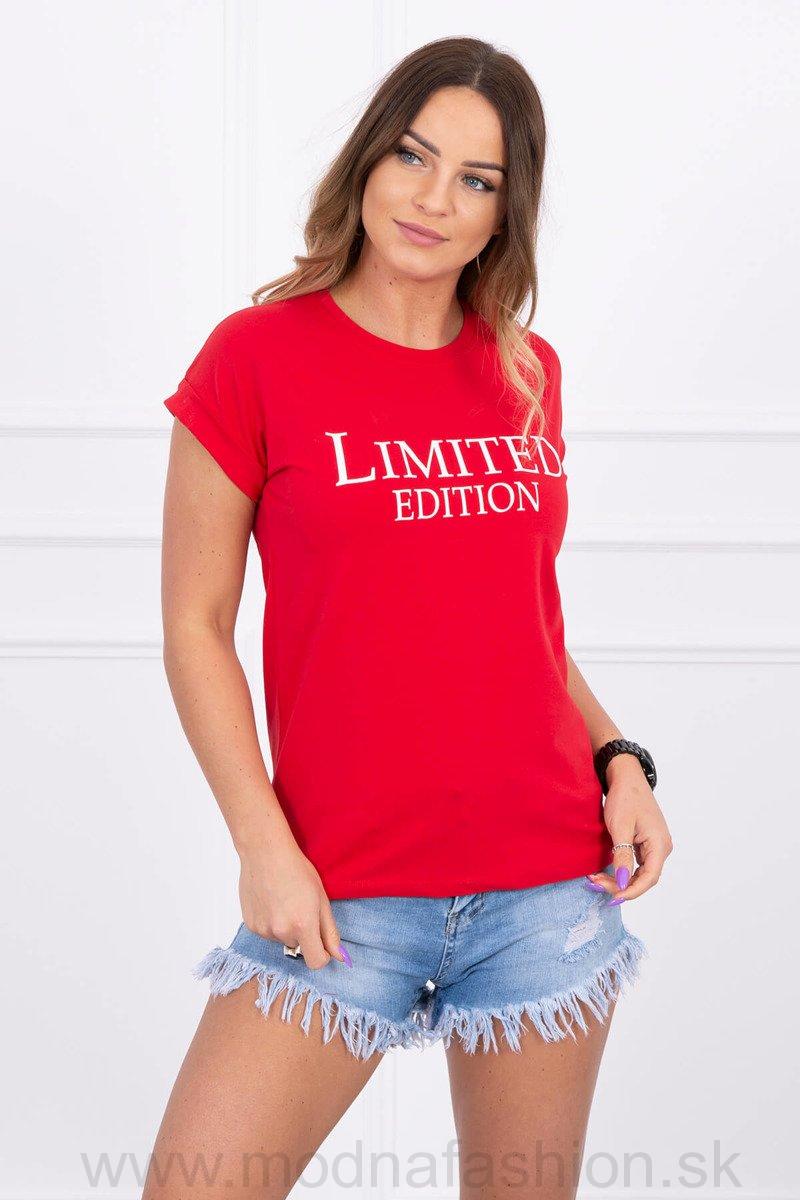 Dámske tričko LIMITED EDITION MI65296 červené