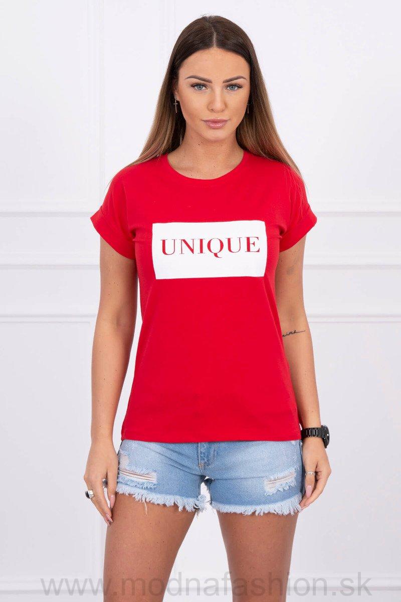Dámske tričko UNIQUE MI65294 červené