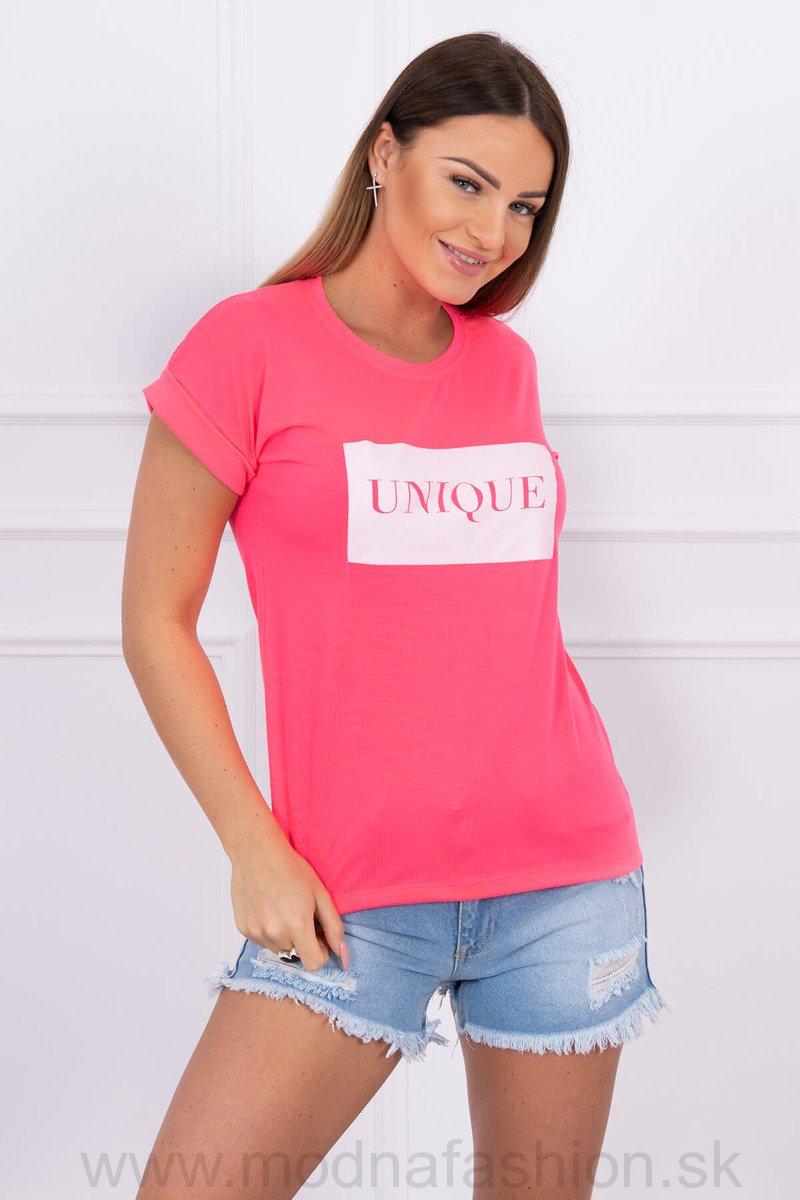 Dámske tričko UNIQUE MI65294 ružové