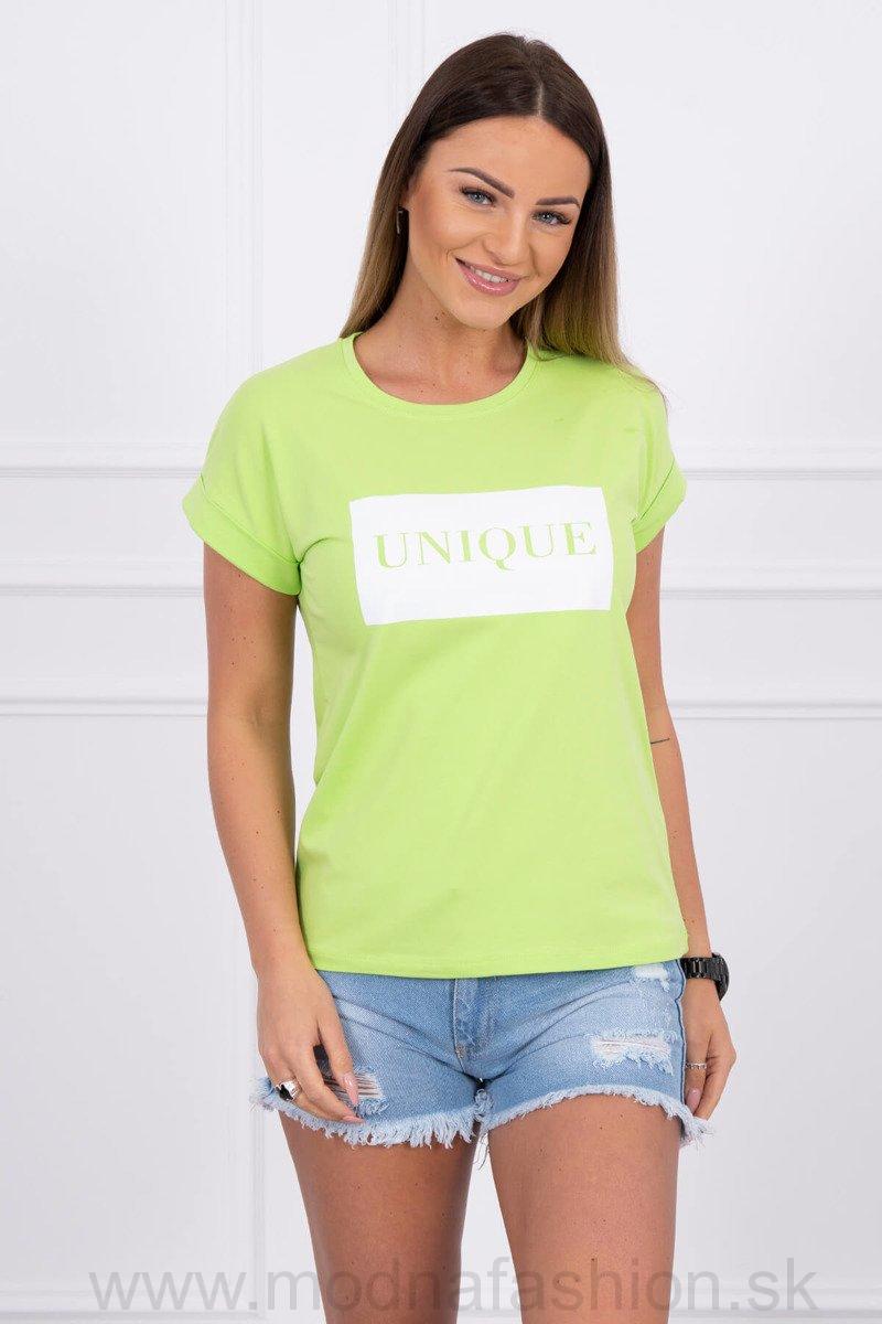 Dámske tričko UNIQUE MI65294 zelené