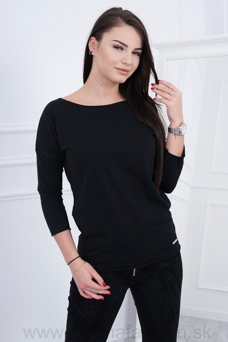 Tričko CASUAL MI8834 čierne