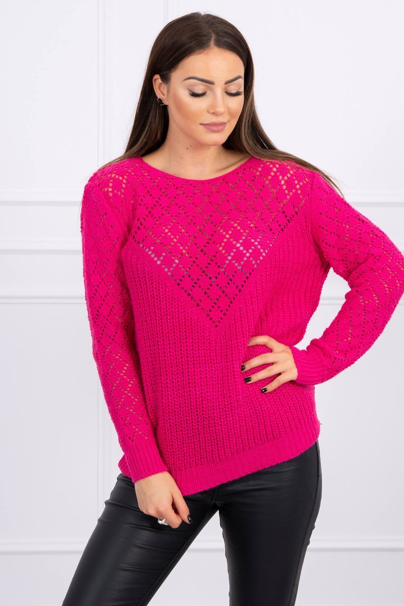 Dámsky sveter MI2019-39 fuchsia
