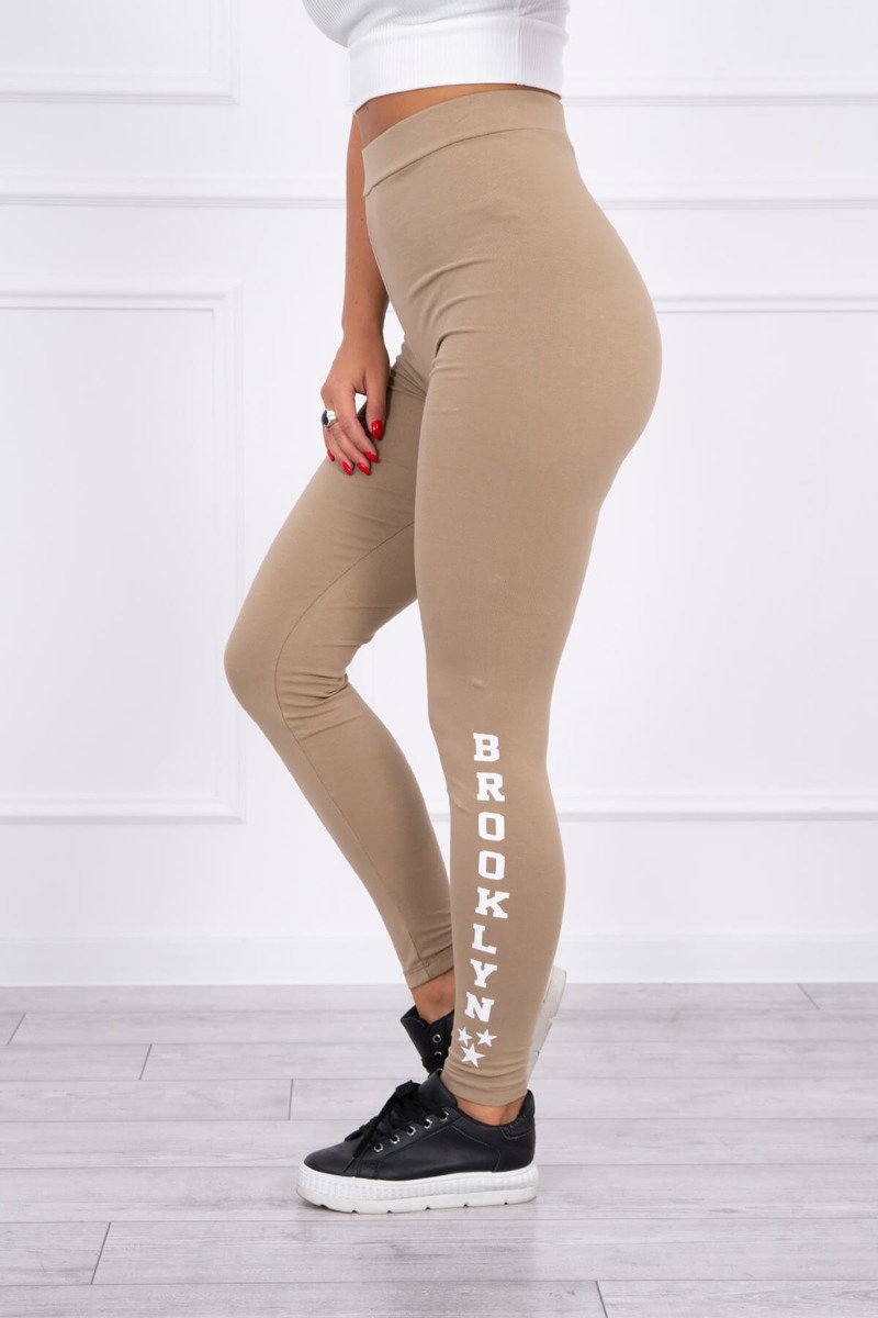 Dámske legíny Brooklyn MI8882 camel