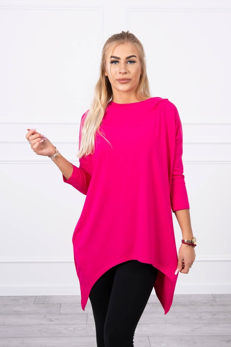 Dámska mikina s potlačou bicykla MI9139 fuchsia
