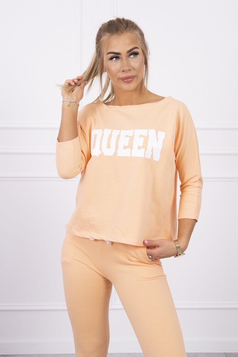 Dámska súprava MI66977 QUEEN broskyňová