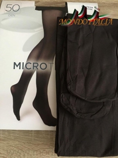 Dámske pančuchové nohavice s mikrovláknom 50 DEN tmavá káva 
