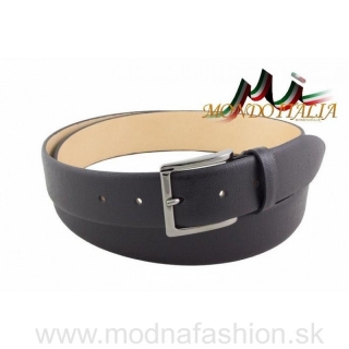 Pánsky kožený opasok čierny MADE IN ITALY