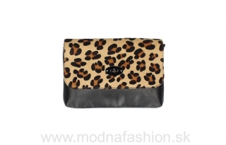Štýlová kožená kabelka 5078 leopard