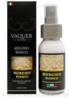 Bytový naturálny sprej Vaquer MUSCHIO BIANCO 60 ml 