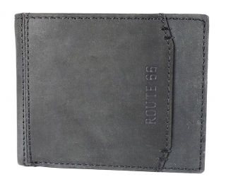 Pánska kožená peňaženka 1032 čierna Route 66