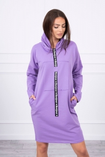 Šaty s kapucňou Bonjour MI0153 fialové