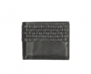 Pánska kožená peňaženka 286 čierna Cotton Belt